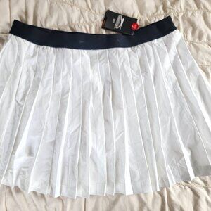NEW XL Tech Pleated White Slazenger Golf Skirt / athletic tennis skort